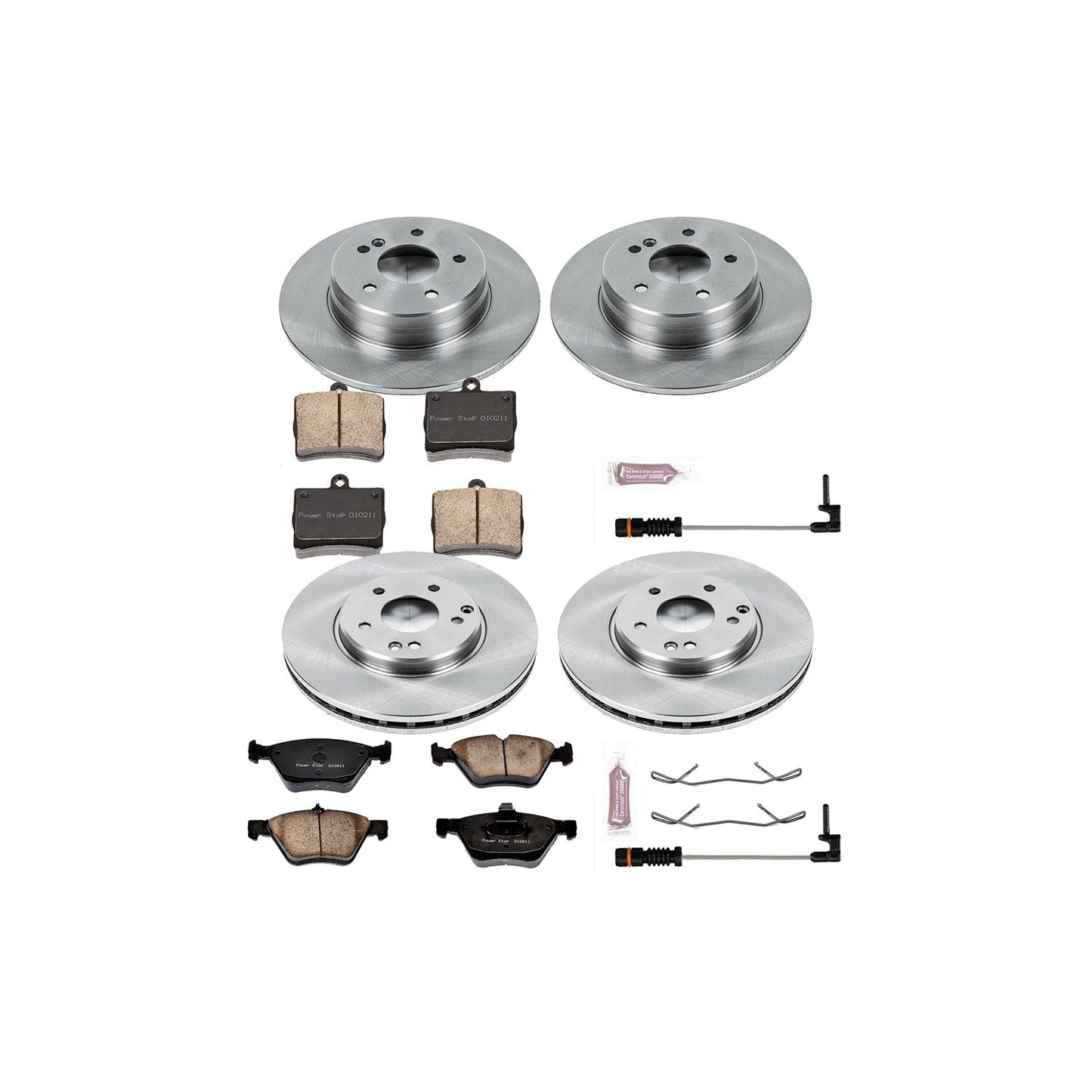PowerStop 00-03 Mercedes-Benz CLK430 Front & Rear Autospecialty Brake Kit (KOE6700)