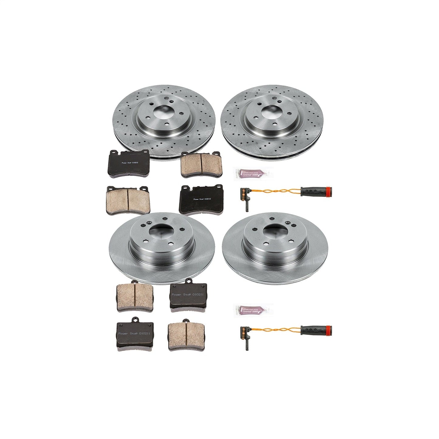 PowerStop 06-08 Mercedes-Benz SLK280 Front & Rear Autospecialty Brake Kit (KOE6714)