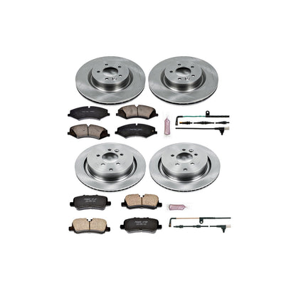 PowerStop 2010 Land Rover LR4 Front & Rear Autospecialty Brake Kit (KOE6720)