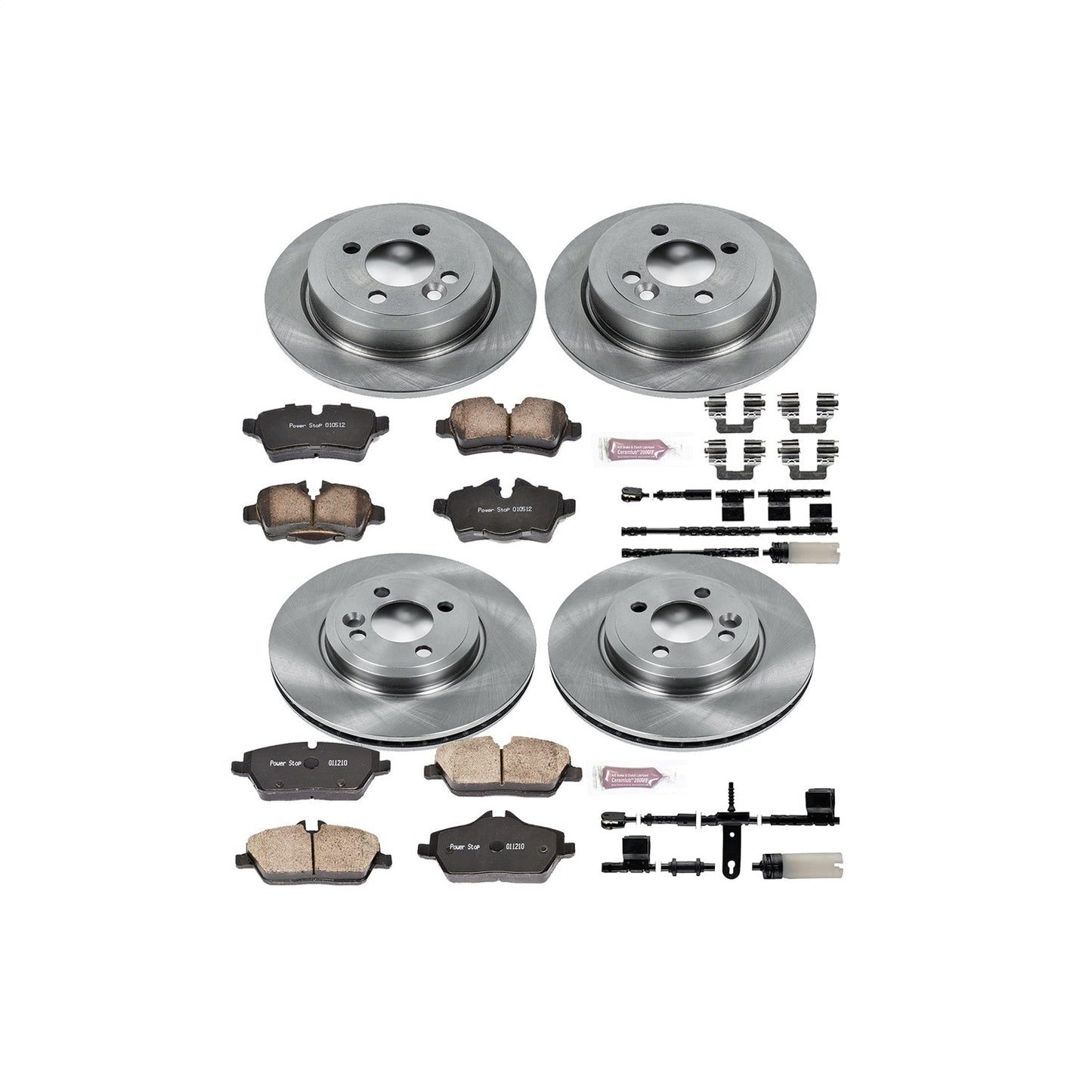 PowerStop 11-16 Mini Cooper Front & Rear Autospecialty Brake Kit (KOE6740)