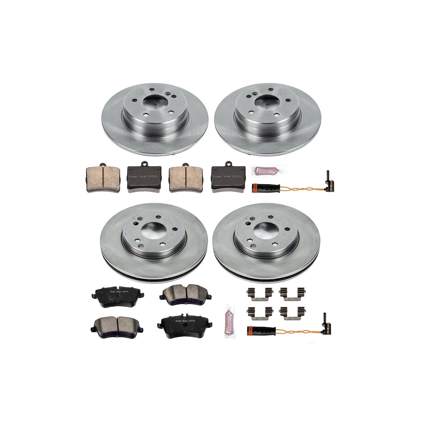 PowerStop 2003 Mercedes-Benz S430 Front & Rear Autospecialty Brake Kit (KOE6746)