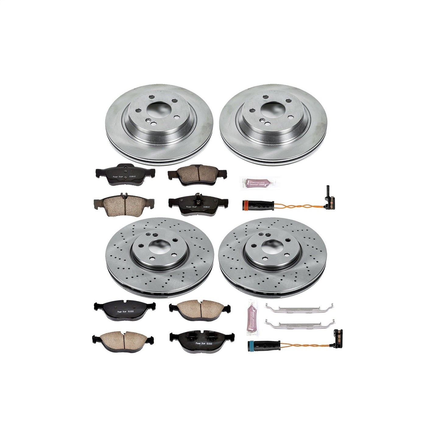 PowerStop 03-06 Mercedes-Benz S430 Front & Rear Autospecialty Brake Kit (KOE6747)