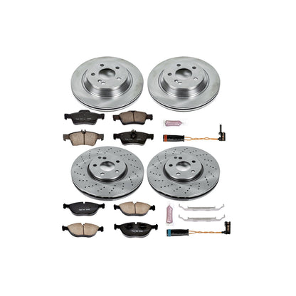 PowerStop 03-06 Mercedes-Benz S430 Front & Rear Autospecialty Brake Kit (KOE6747)