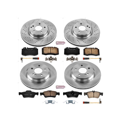 PowerStop 2003 Mercedes-Benz SL500 Front & Rear Autospecialty Brake Kit (KOE6751)