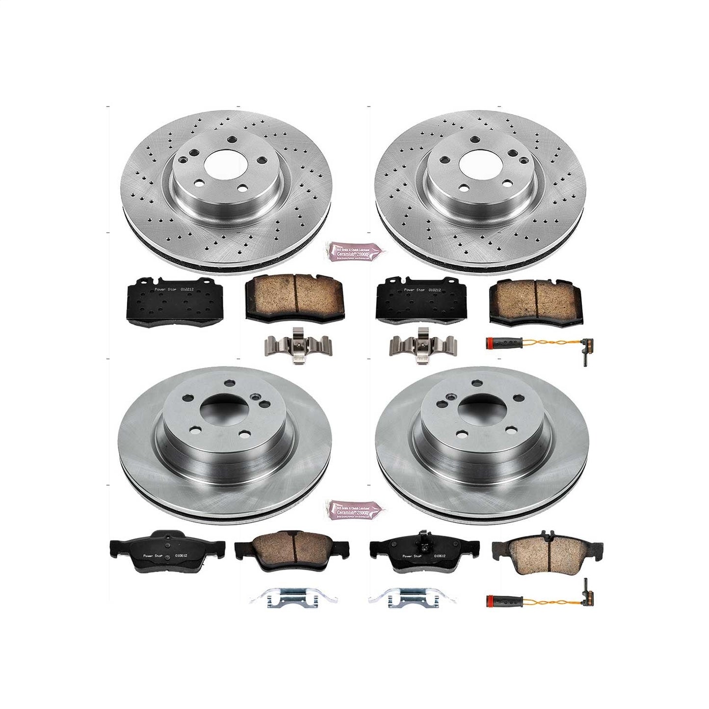 PowerStop 07-09 Mercedes-Benz E550 Front & Rear Autospecialty Brake Kit (KOE6753)