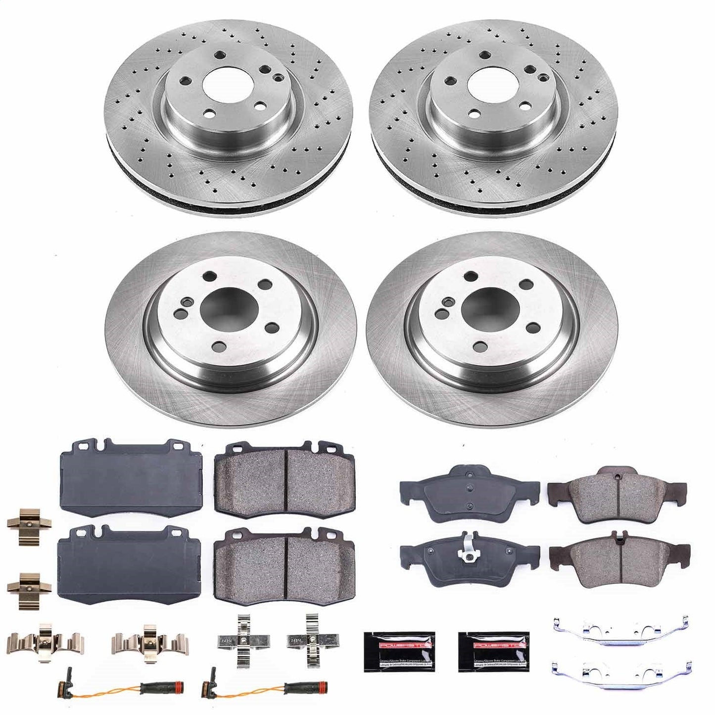 PowerStop 07-12 Mercedes-Benz SL550 Front & Rear Autospecialty Brake Kit (KOE6754)