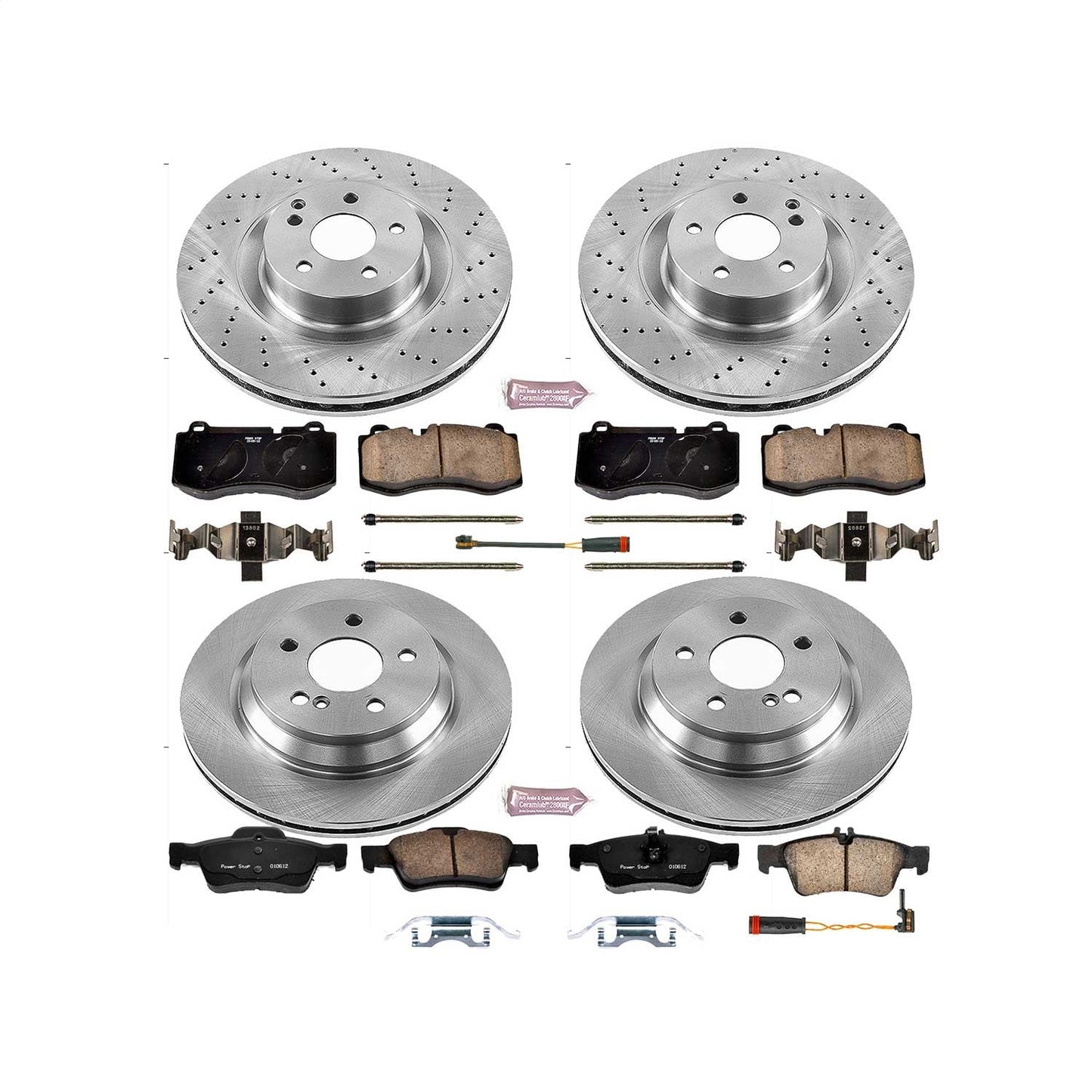 PowerStop 12-13 Mercedes-Benz S350 Front & Rear Autospecialty Brake Kit (KOE6757)