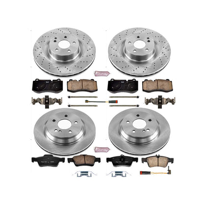 PowerStop 12-13 Mercedes-Benz S350 Front & Rear Autospecialty Brake Kit (KOE6757)