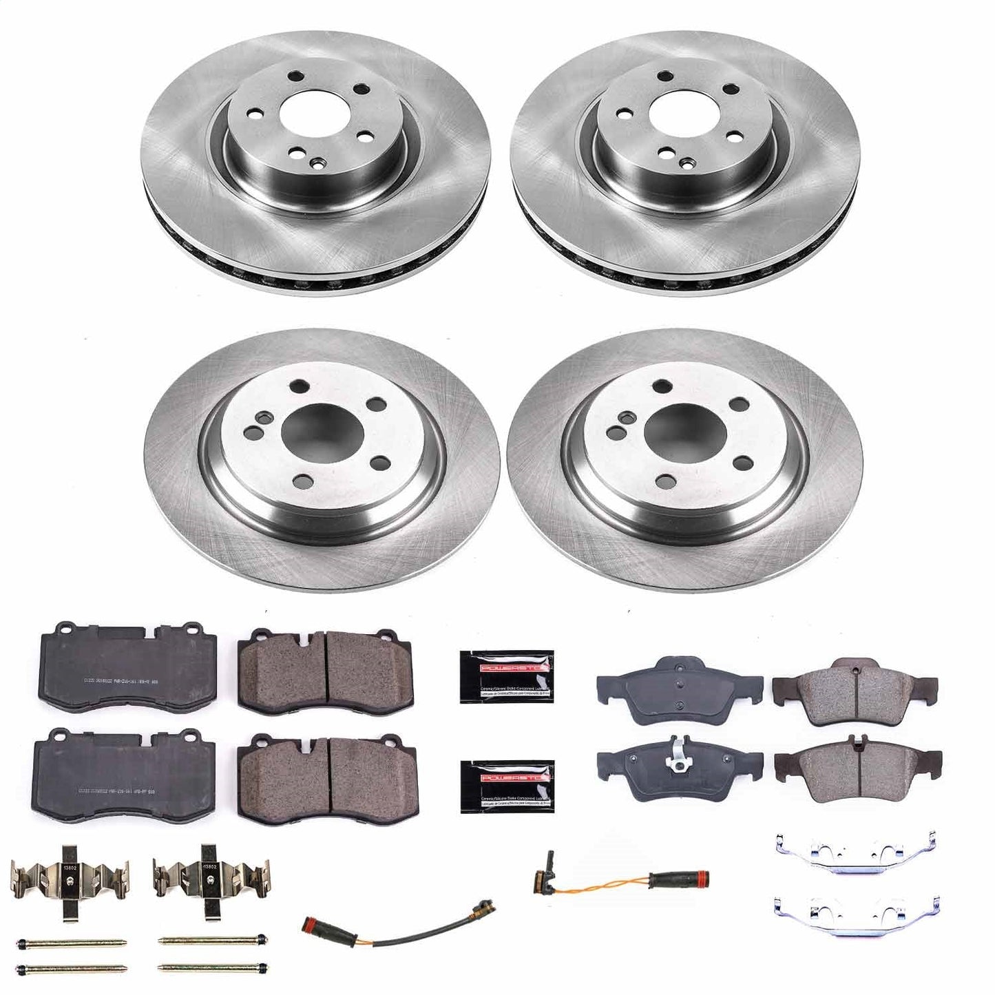 PowerStop 10-13 Mercedes-Benz S400 Front & Rear Autospecialty Brake Kit (KOE6758)