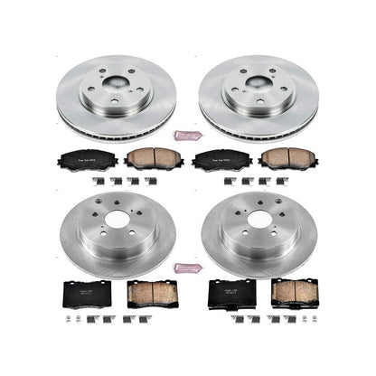 PowerStop 12-17 Toyota Prius V Front & Rear Autospecialty Brake Kit (KOE6763)