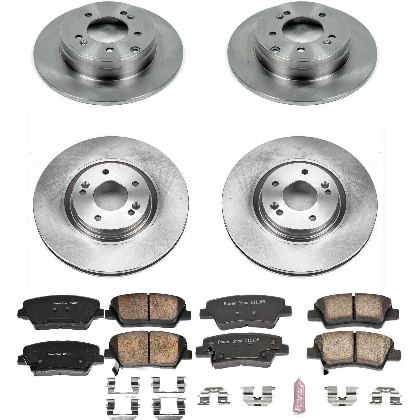 PowerStop 12-17 Hyundai Azera Front & Rear Autospecialty Brake Kit (KOE6765)
