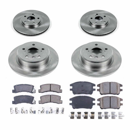 PowerStop 02-03 Lexus RX300 Front & Rear Autospecialty Brake Kit (KOE6783)