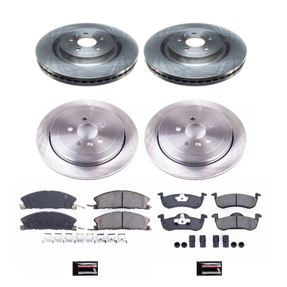 PowerStop 13-18 Lincoln MKT Front & Rear Autospecialty Brake Kit (KOE6804)