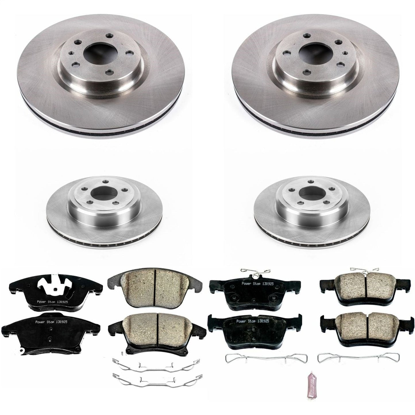 PowerStop 13-19 Ford Fusion Front & Rear Autospecialty Brake Kit (KOE6815)