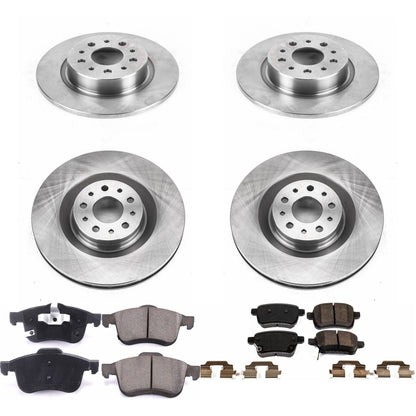 PowerStop 14-19 Fiat 500L Front & Rear Autospecialty Brake Kit (KOE6839)