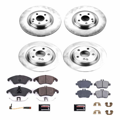 PowerStop 2018 Mercedes-Benz SLC300 Front & Rear Autospecialty Brake Kit (KOE6891)