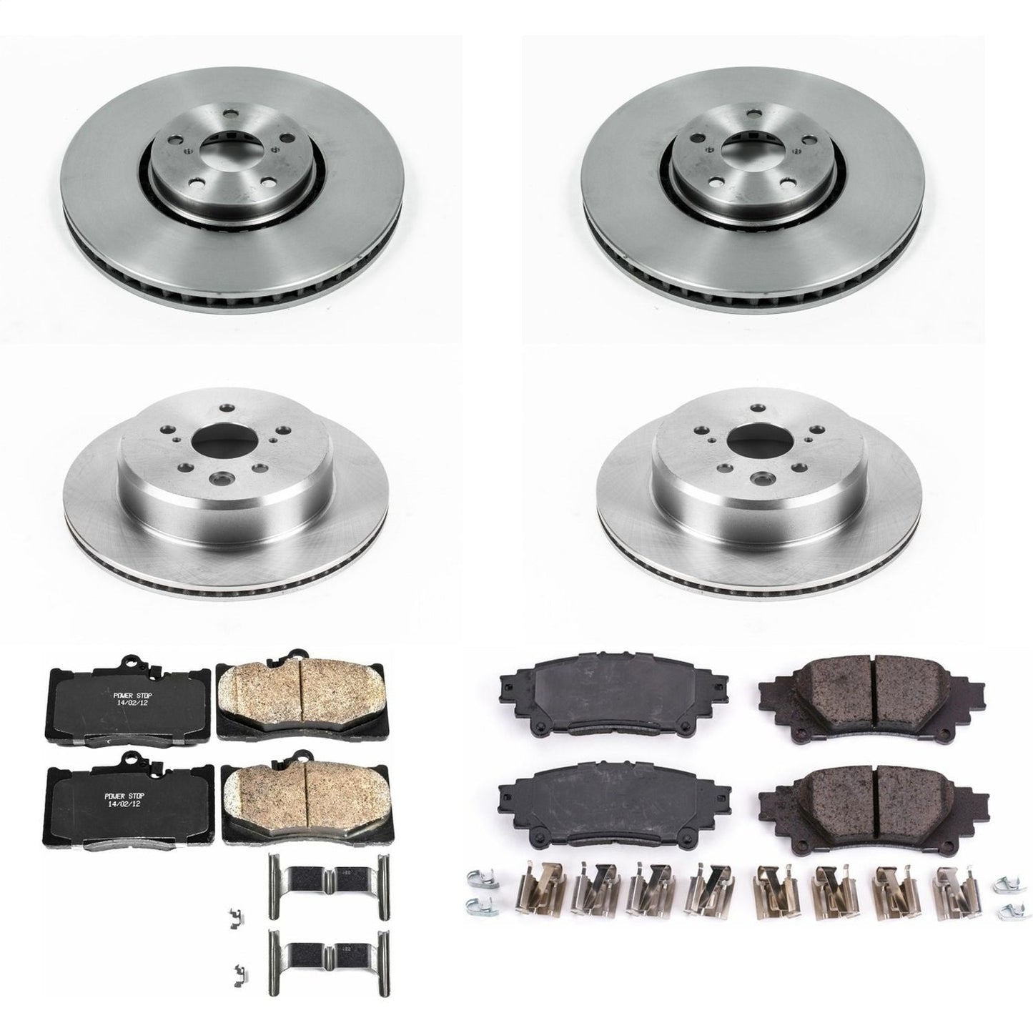 PowerStop 14-15 Lexus IS350 Front & Rear Autospecialty Brake Kit (KOE6929)