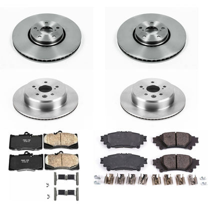 PowerStop 14-15 Lexus IS350 Front & Rear Autospecialty Brake Kit (KOE6929)