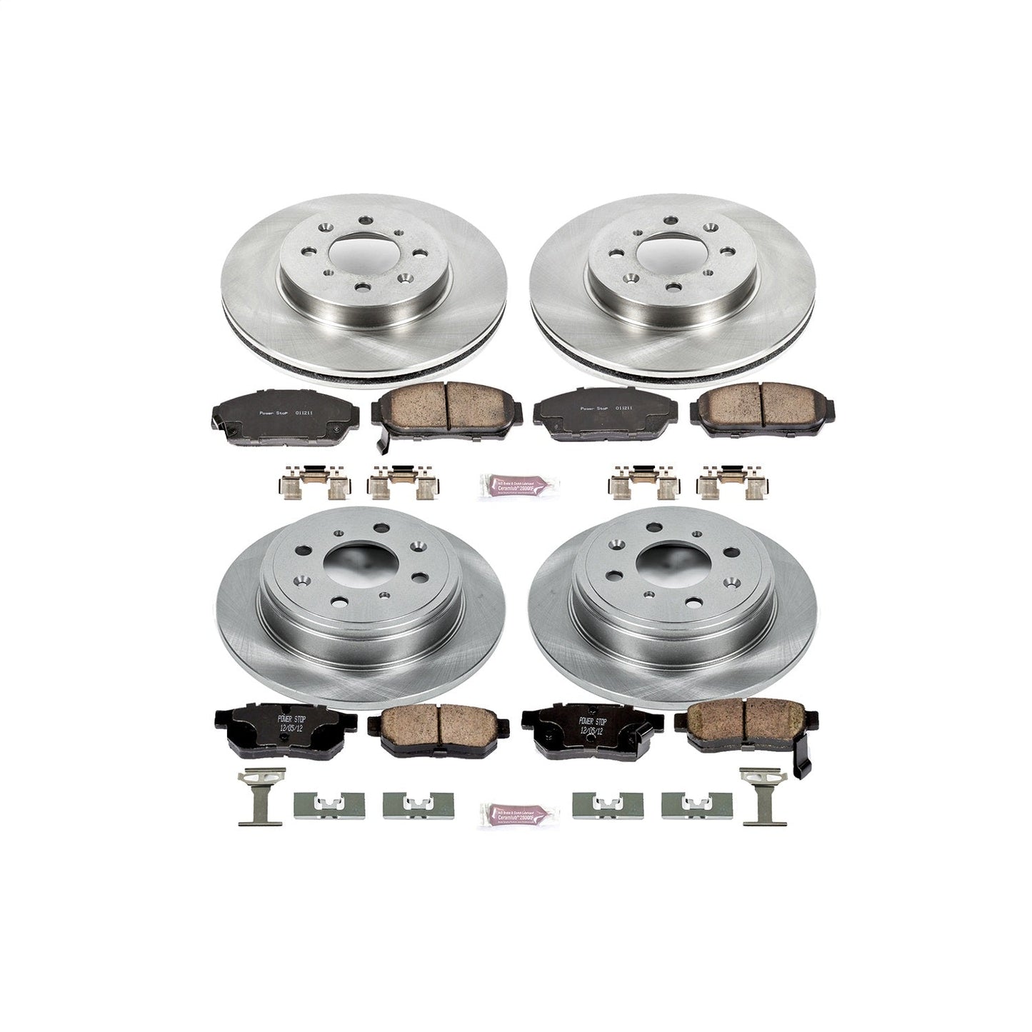 PowerStop 94-01 Acura Integra Front & Rear Autospecialty Brake Kit (KOE693)