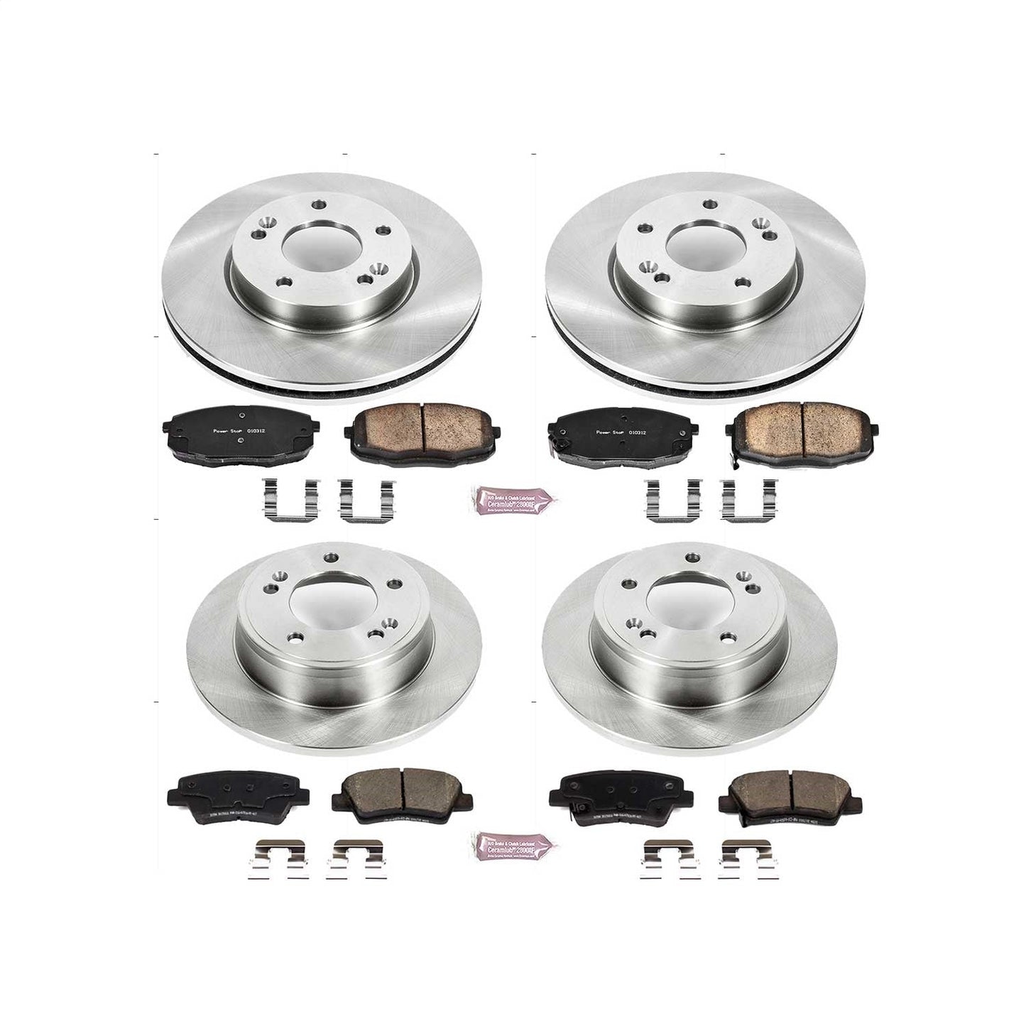 PowerStop 14-16 Kia Soul Front & Rear Autospecialty Brake Kit (KOE6945)