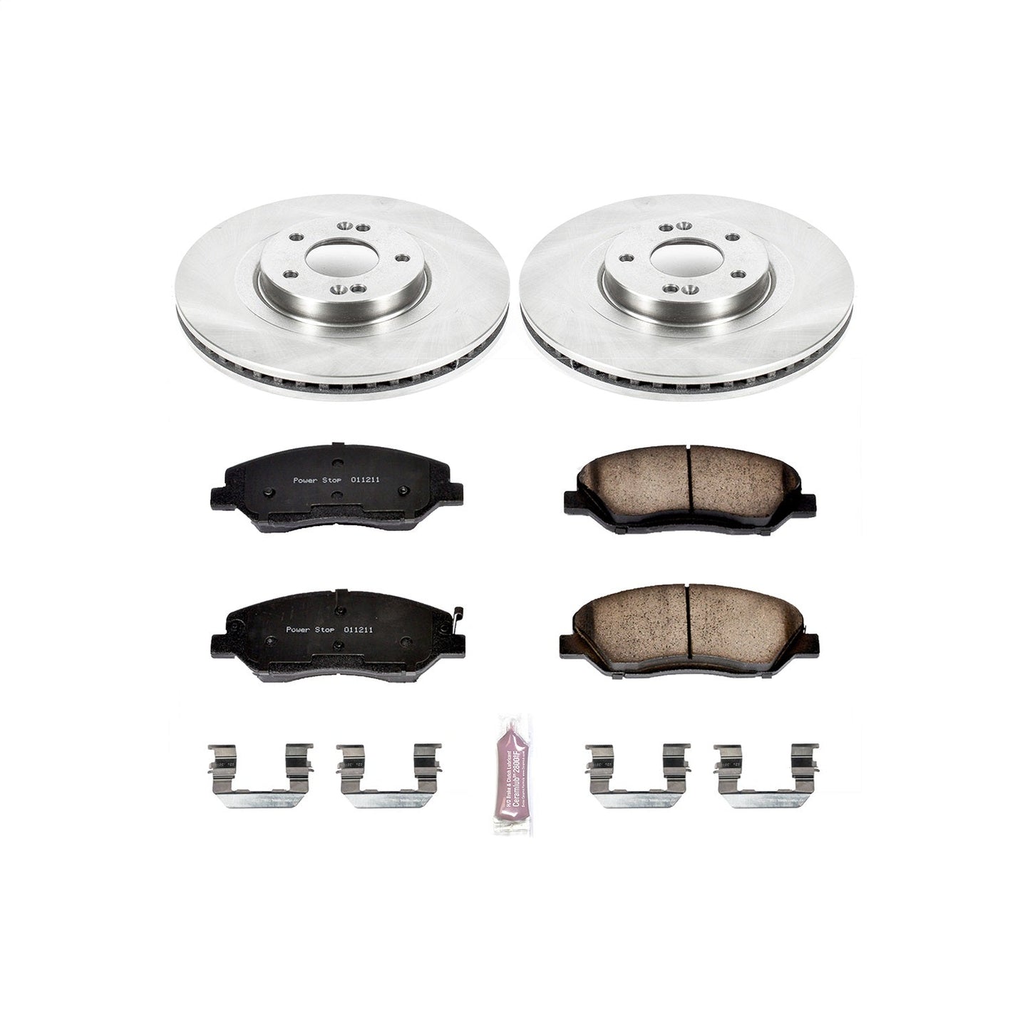 PowerStop 13-16 Hyundai Santa Fe Front Autospecialty Brake Kit (KOE6951)