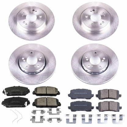PowerStop 14-19 Acura RLX Front & Rear Autospecialty Brake Kit (KOE6954)