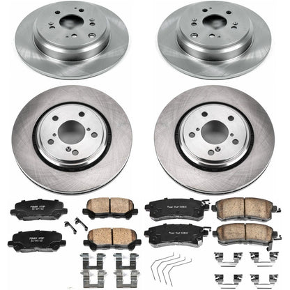 PowerStop 15-17 Honda Odyssey Front & Rear Autospecialty Brake Kit (KOE6958)