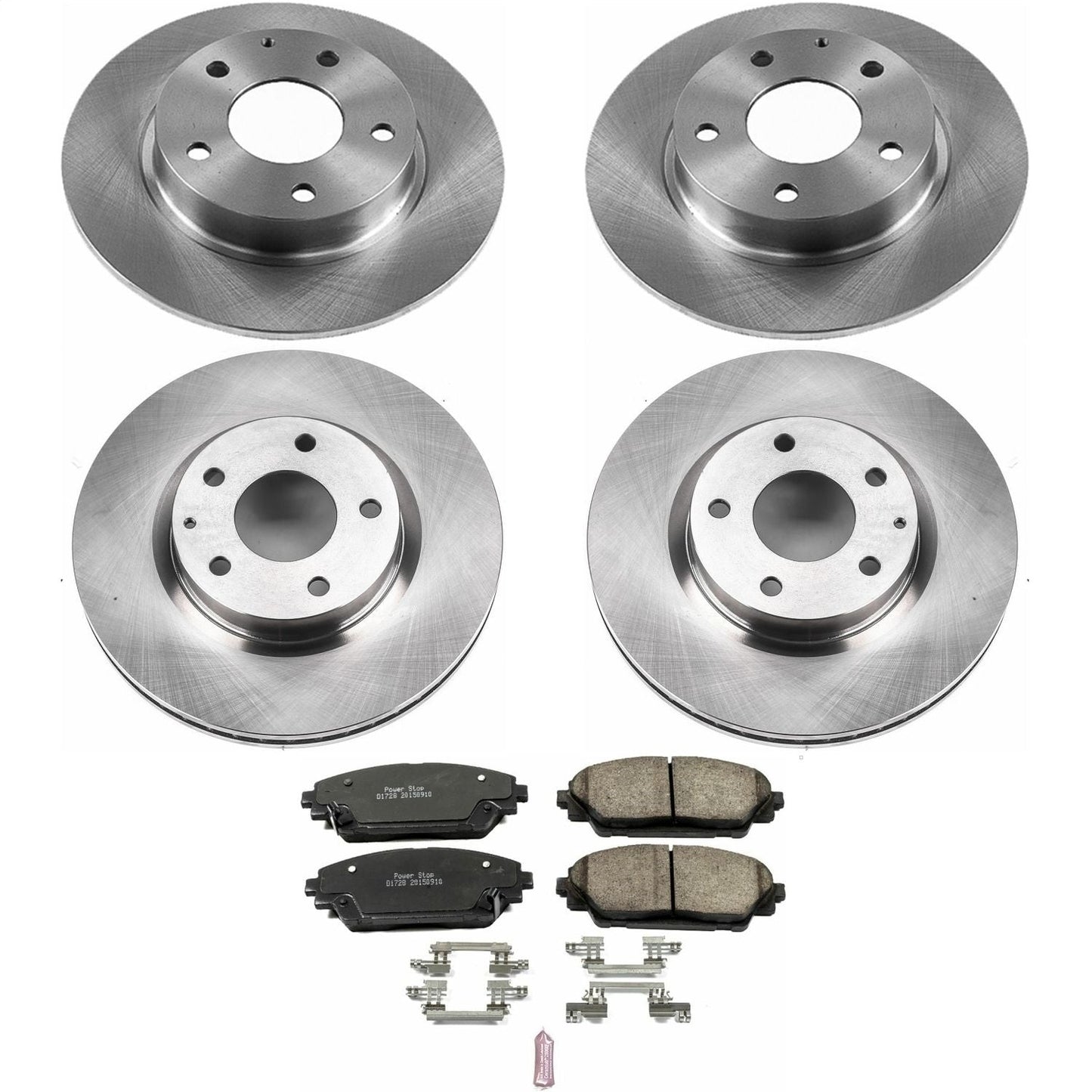 PowerStop 14-16 Mazda 3 Front & Rear Autospecialty Brake Kit (KOE6970)