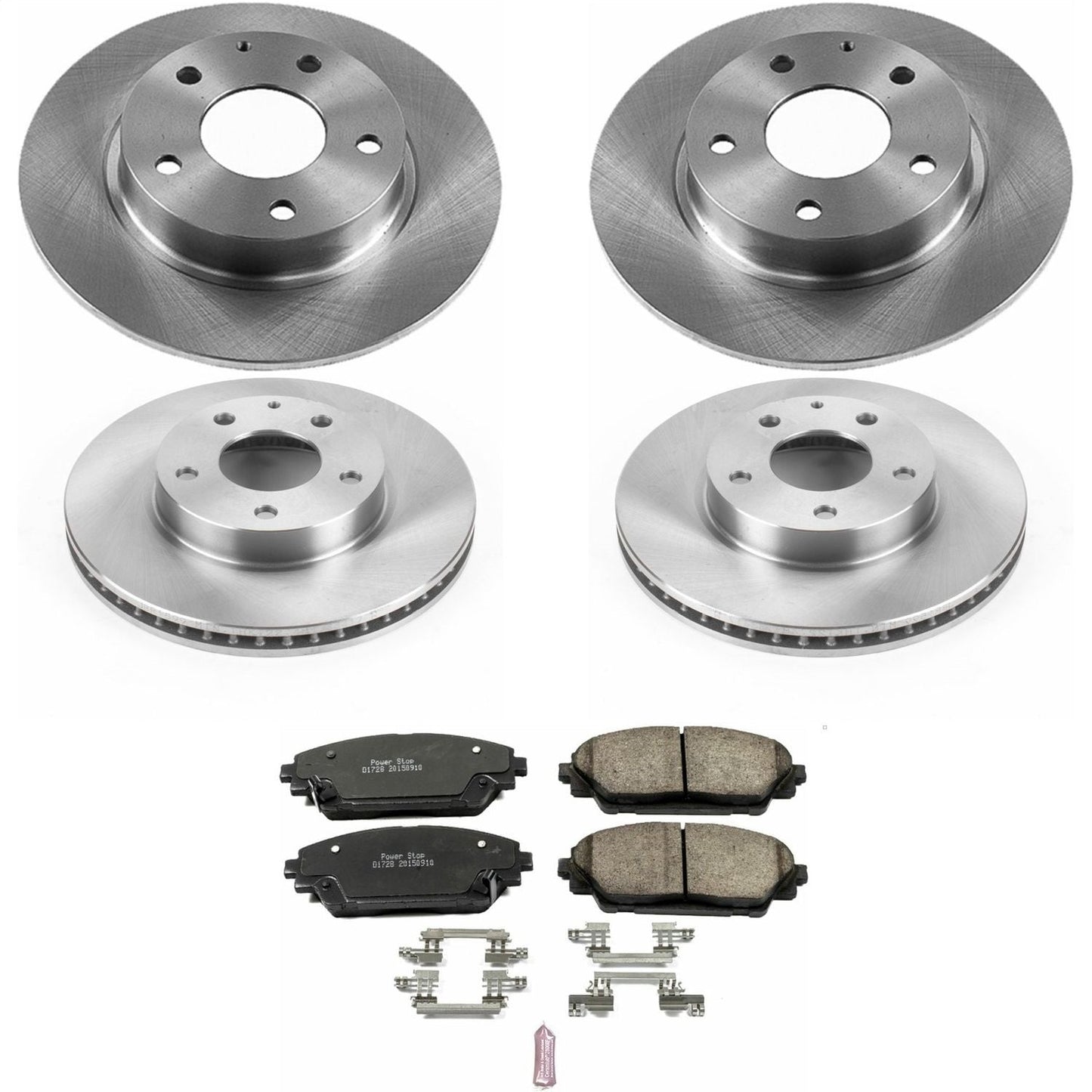 PowerStop 14-16 Mazda 3 Front & Rear Autospecialty Brake Kit (KOE6972)
