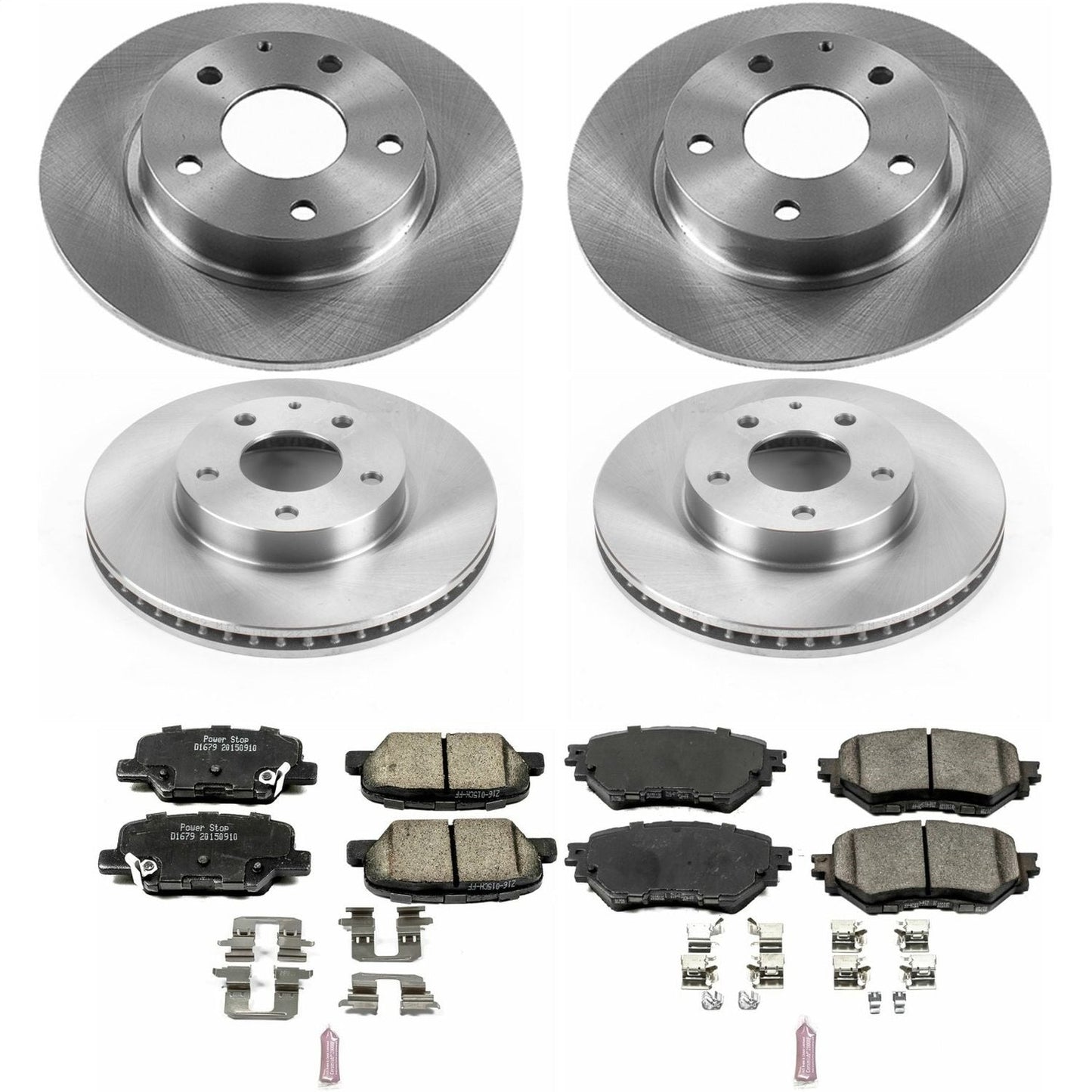 PowerStop 14-16 Mazda 3 Front & Rear Autospecialty Brake Kit (KOE6973)