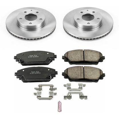 PowerStop 14-16 Mazda 3 Front Autospecialty Brake Kit (KOE6974)