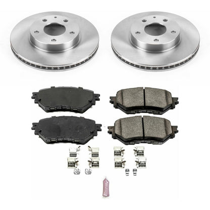 PowerStop 14-16 Mazda 3 Front Autospecialty Brake Kit (KOE6975)