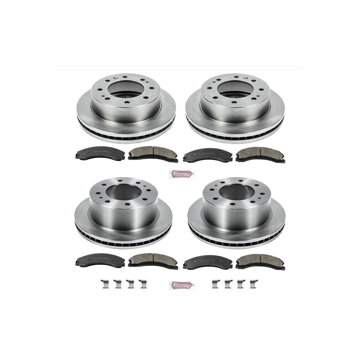 PowerStop 15-19 GMC Sierra 2500 HD Front & Rear Autospecialty Brake Kit (KOE6992)