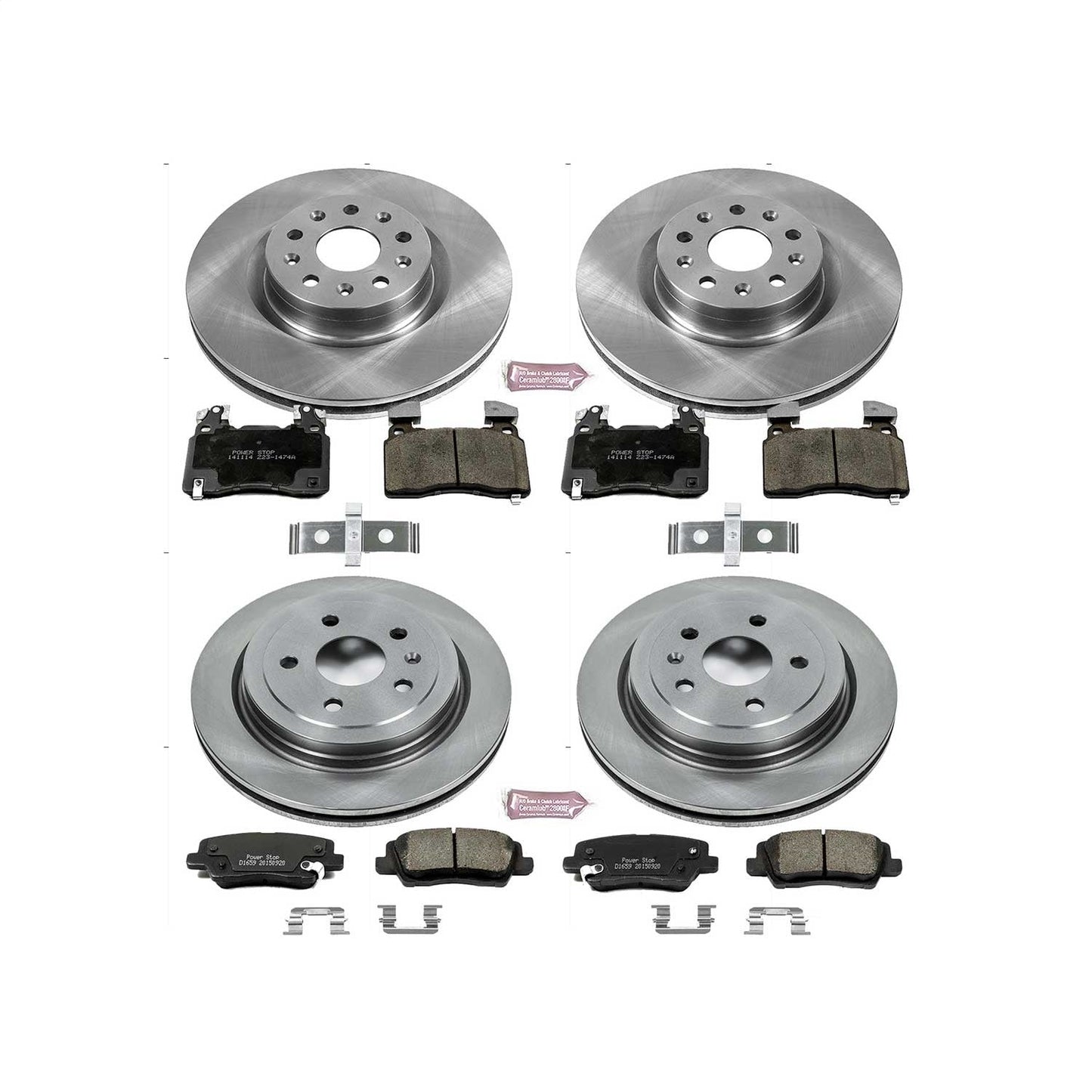 PowerStop 14-18 Cadillac CTS Front & Rear Autospecialty Brake Kit (KOE6997)