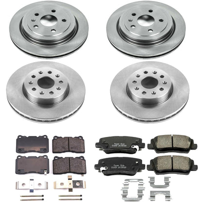 PowerStop 14-18 Cadillac CTS Front & Rear Autospecialty Brake Kit (KOE7000)