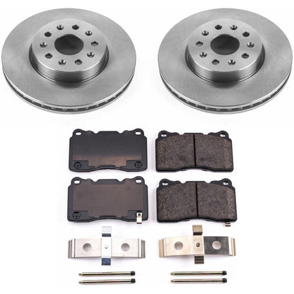 PowerStop 14-18 Cadillac CTS Front Autospecialty Brake Kit (KOE7001)