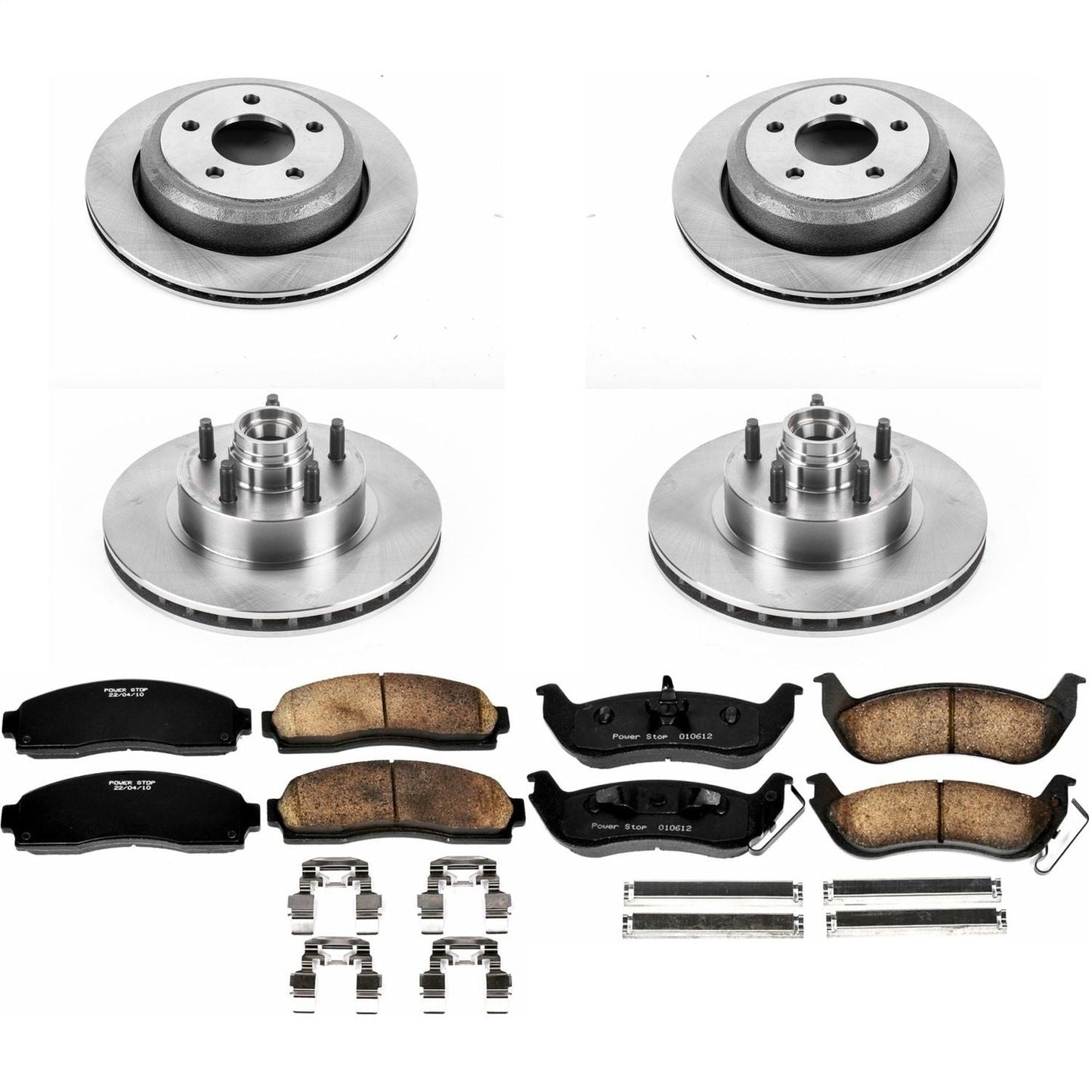 PowerStop 10-11 Ford Ranger Front & Rear Autospecialty Brake Kit (KOE7003)