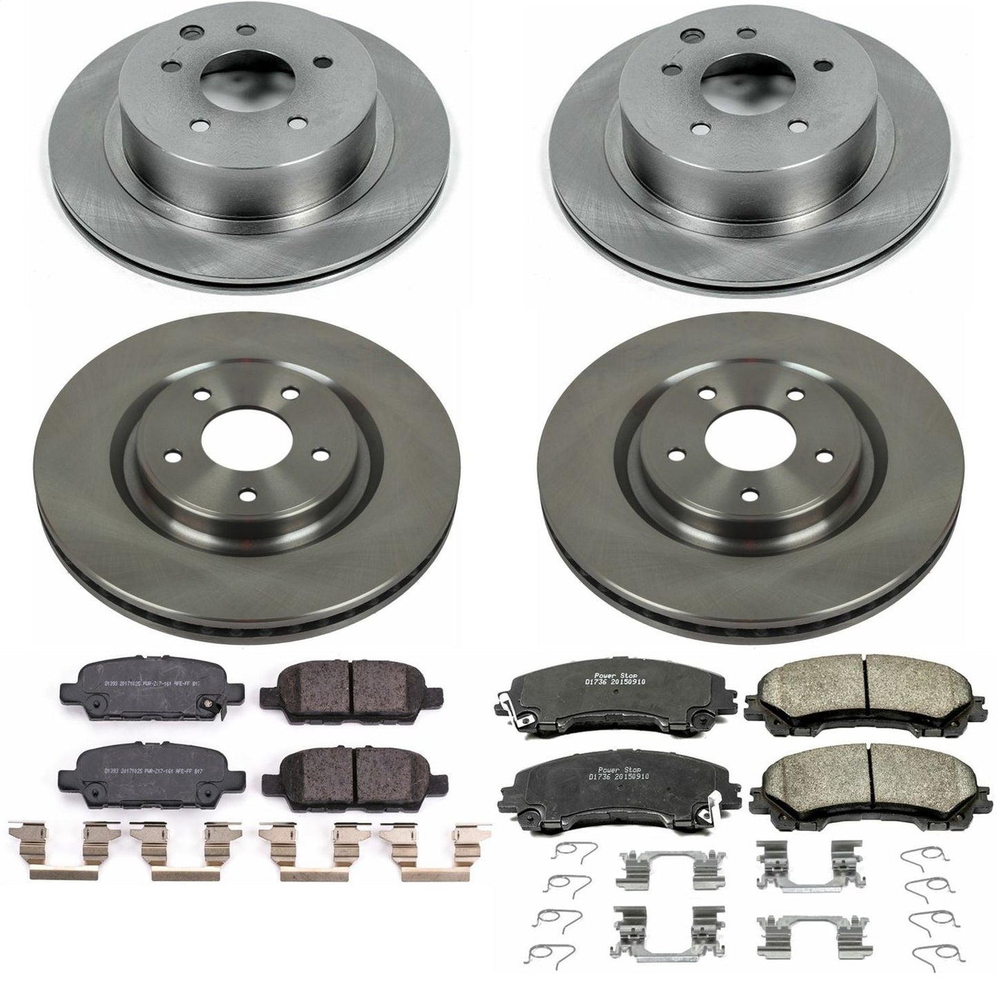 PowerStop 14-19 Nissan Rogue Front & Rear Autospecialty Brake Kit (KOE7033)