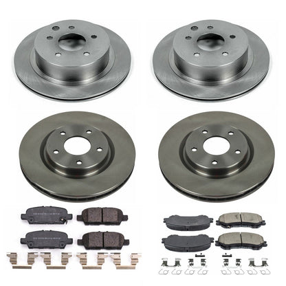 PowerStop 14-19 Nissan Rogue Front & Rear Autospecialty Brake Kit (KOE7035)