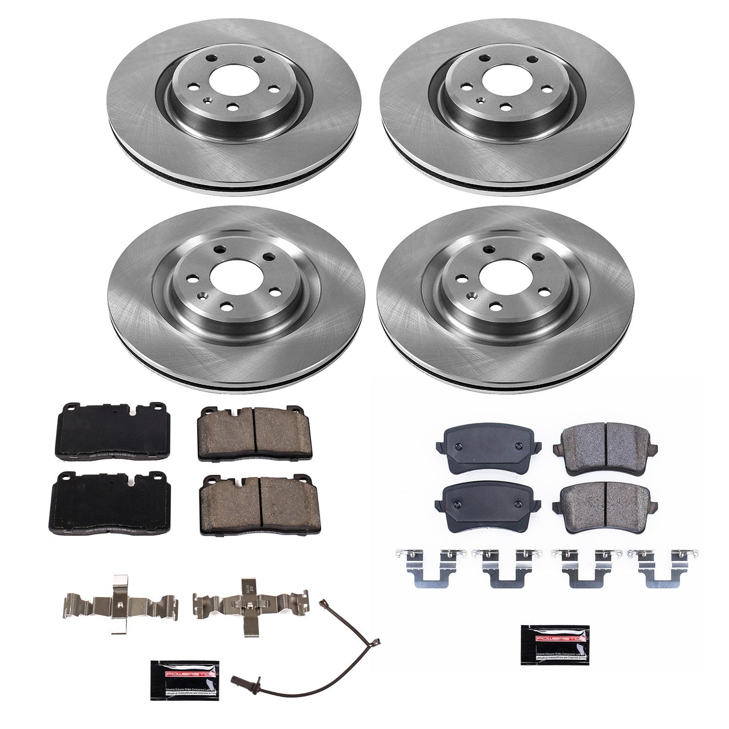 PowerStop 13-17 Audi Q5 Front & Rear Autospecialty Brake Kit (KOE7097)