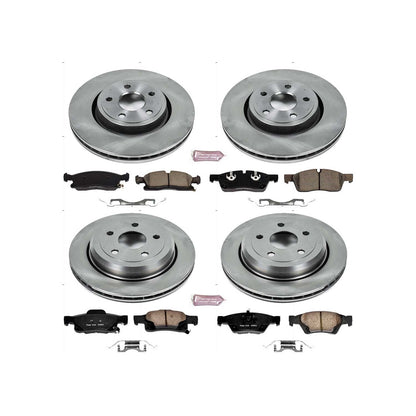 PowerStop 16-19 Jeep Grand Cherokee Front & Rear Autospecialty Brake Kit (KOE7136)