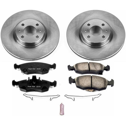 PowerStop 13-18 Fiat 500 Front Autospecialty Brake Kit (KOE7168)