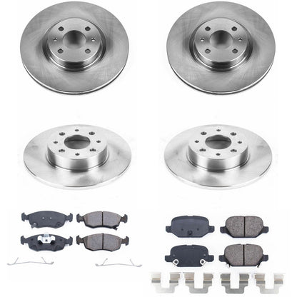 PowerStop 13-18 Fiat 500 Front & Rear Autospecialty Brake Kit (KOE7245)
