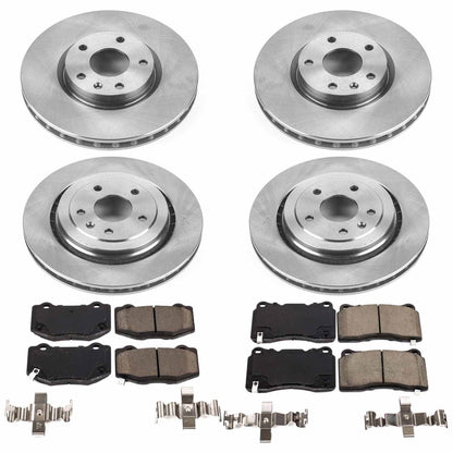 PowerStop 15-19 Chevrolet Corvette Front & Rear Autospecialty Brake Kit (KOE7291)