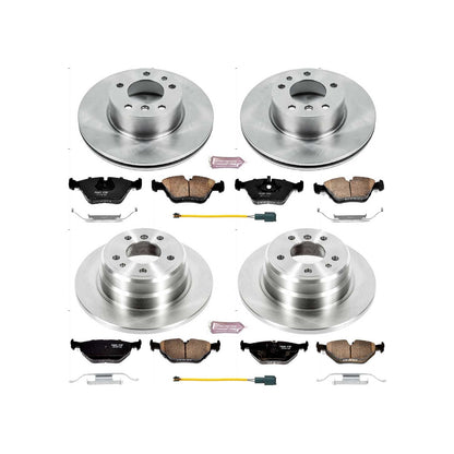 PowerStop 1989 BMW 525i Front & Rear Autospecialty Brake Kit (KOE7335)