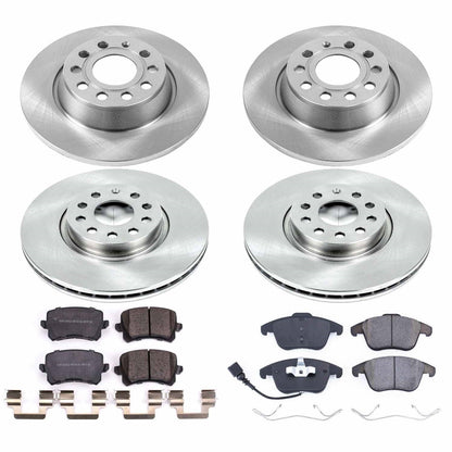 PowerStop 2015 Audi Q3 Front & Rear Autospecialty Brake Kit (KOE7339)