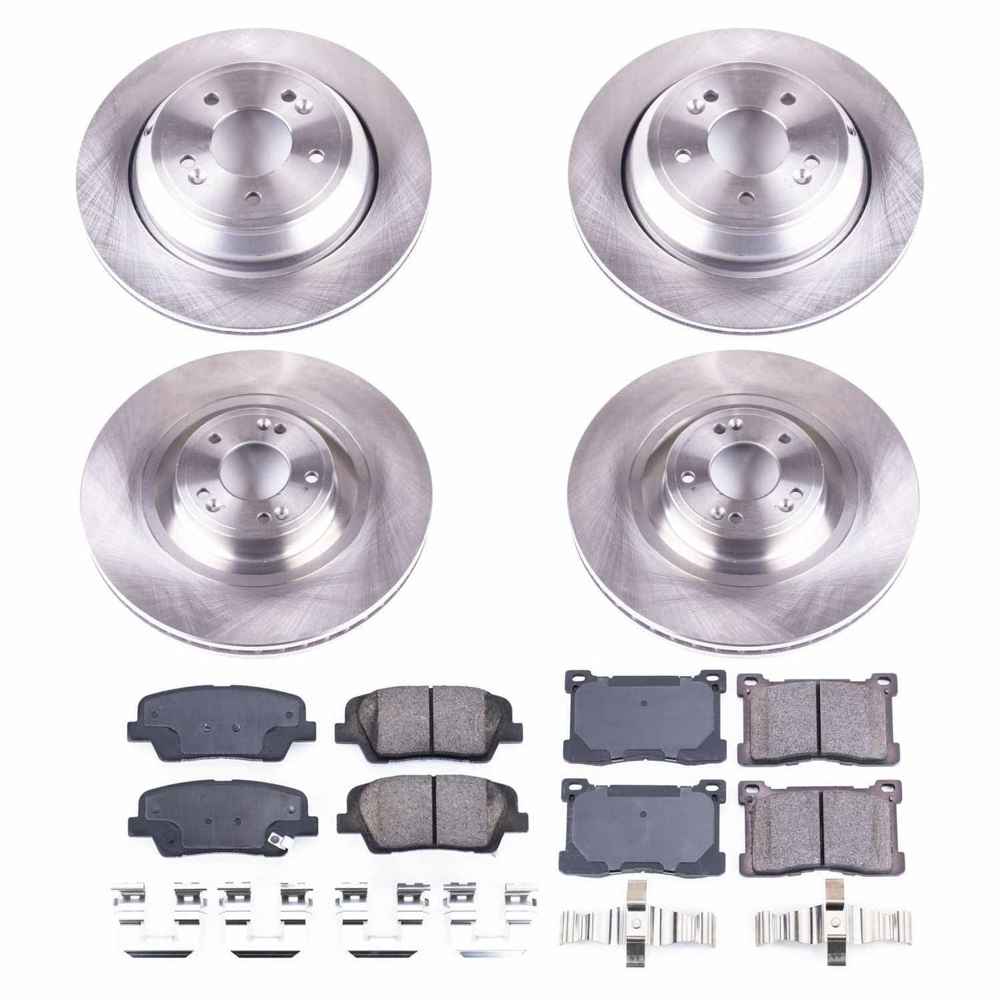 PowerStop 12-16 Hyundai Equus Front & Rear Autospecialty Brake Kit (KOE7342)