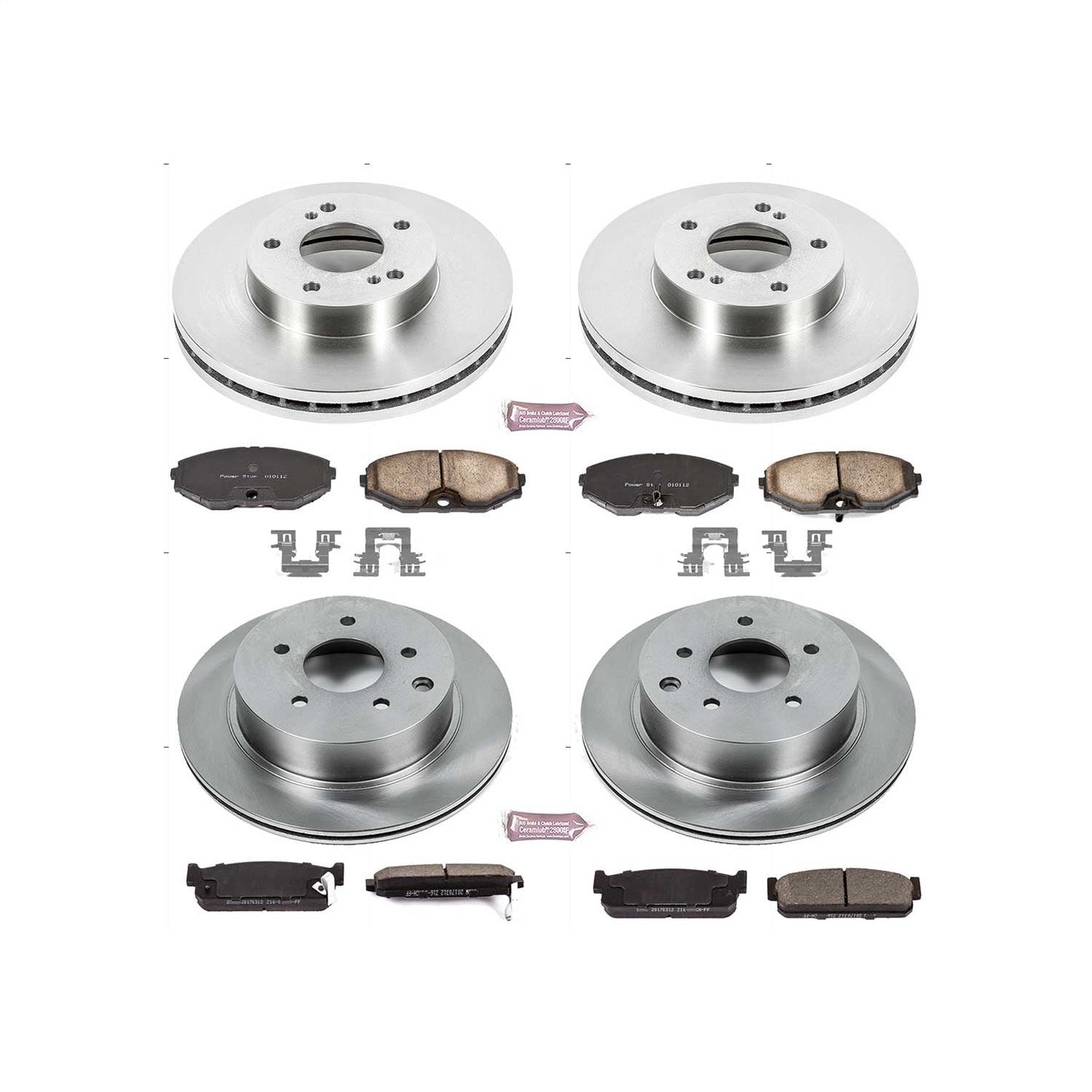PowerStop 93-97 Infiniti J30 Front & Rear Autospecialty Brake Kit (KOE735)