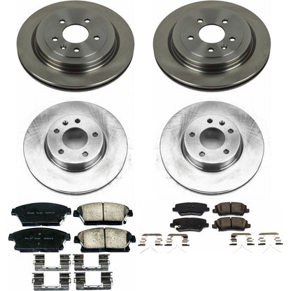 PowerStop 16-18 Cadillac ATS Front & Rear Autospecialty Brake Kit (KOE7402)