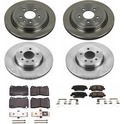 PowerStop 16-18 Cadillac ATS Front & Rear Autospecialty Brake Kit (KOE7403)